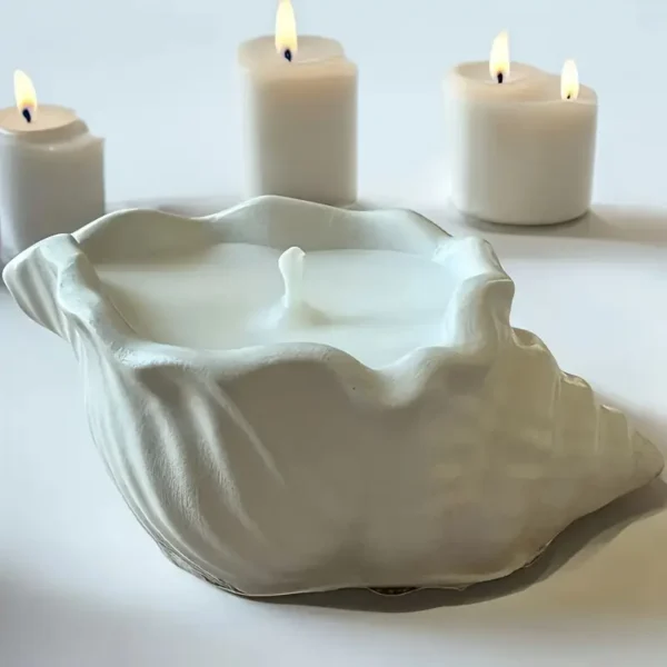 Conch Shell Candle 5 By Secret Ember Conch Shell Candle (Quantity: 1)