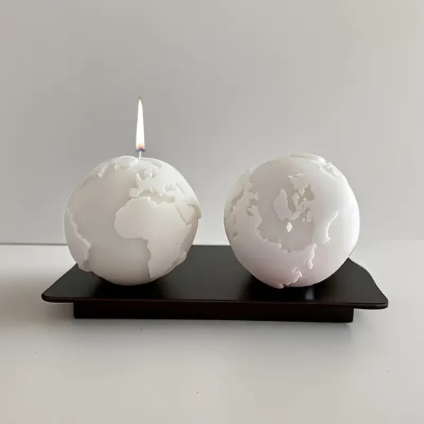 Earth Candle 1 By Secret Ember Earth Shape Candle (Quantity: 1)