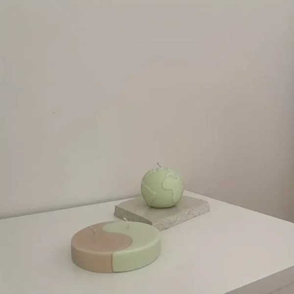 Earth Candle 3 By Secret Ember Earth Shape Candle (Quantity: 1)