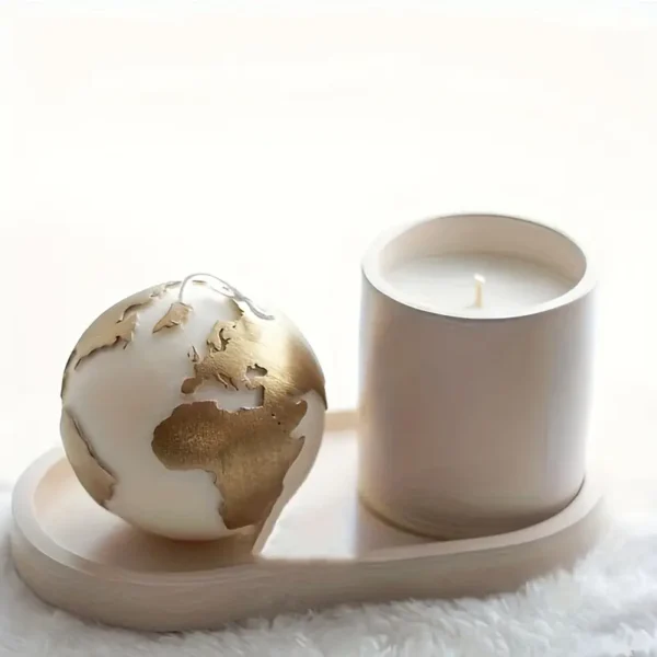 Earth Candle 4 By Secret Ember Earth Shape Candle (Quantity: 1)