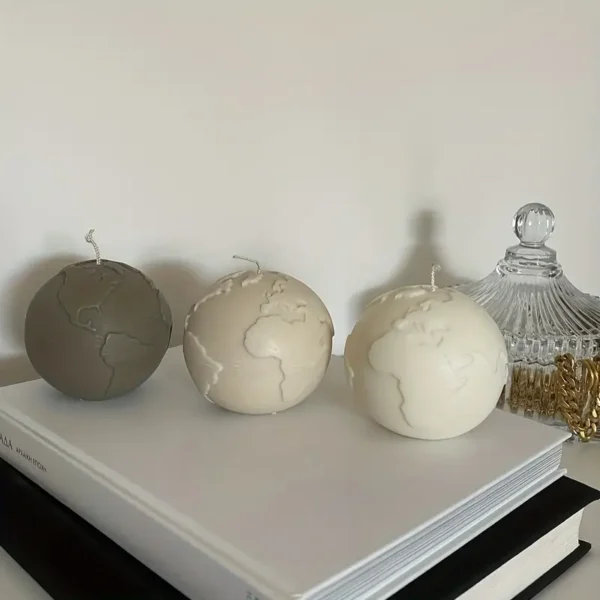 Earth Candle 6 By Secret Ember Earth Shape Candle (Quantity: 1)