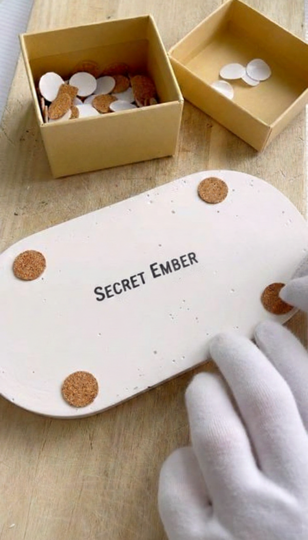 Ovales Tray 19 By Secret Ember Ovales Gypsunite Tray ( Pack of 2)