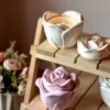 Rose Shape Candle Jar (Quantity: 1)
