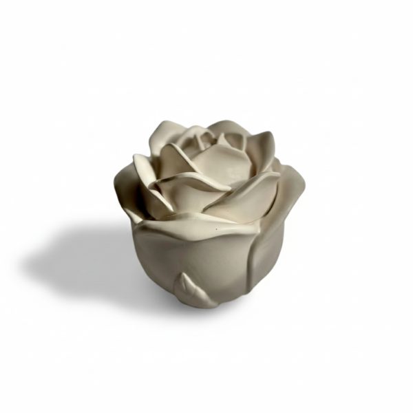 Rose Shape Candle Jar (Quantity: 1)