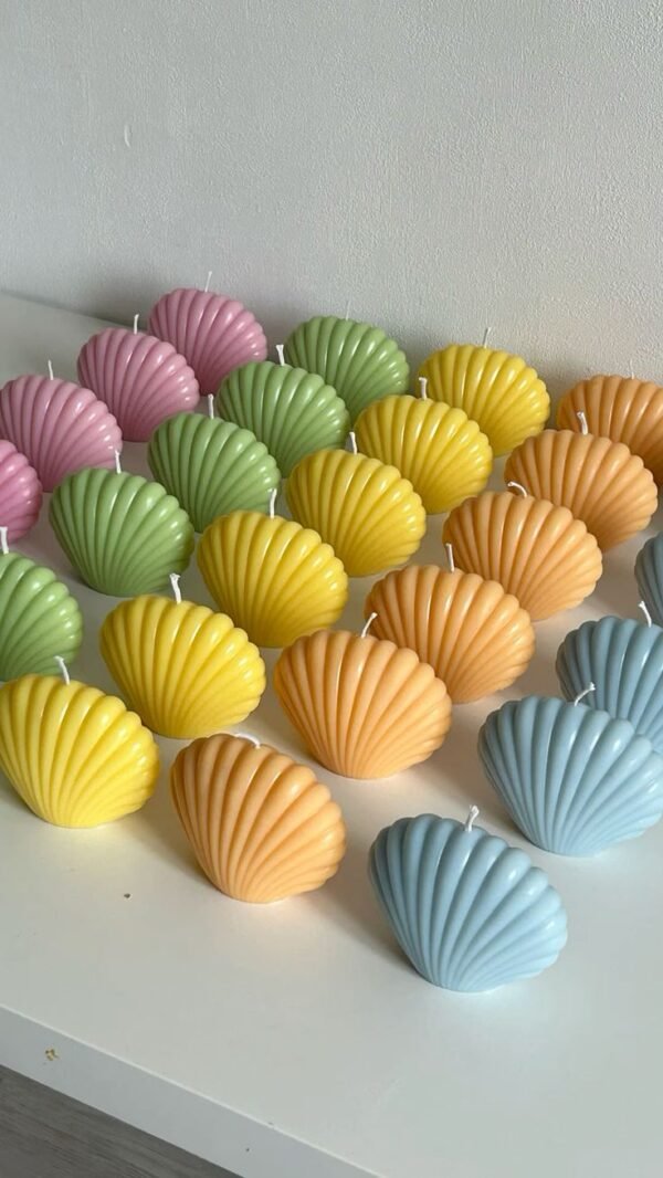 Sea Shell Candle 4 By Secret Ember Sea Shell Candle (Pack of 2)