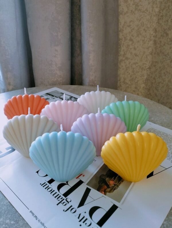 Sea Shell Candle 6 By Secret Ember Sea Shell Candle (Pack of 2)