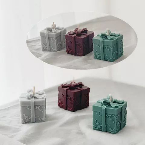 Square Gift Box candle 0 By Secret Ember Square Gift Box (Pack of 2)