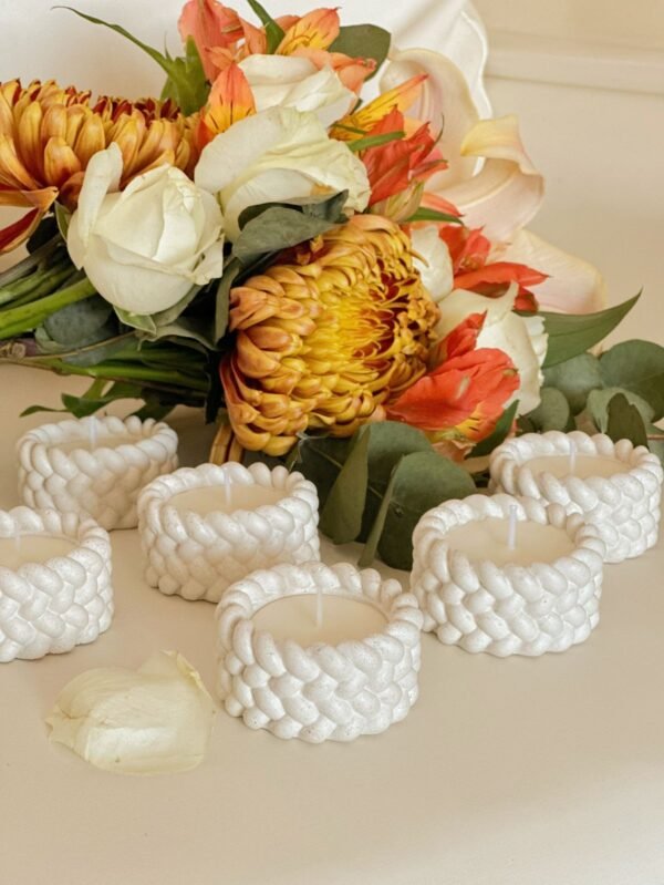 Twine Rope Candle Holder 0 By Secret Ember Twine Rope Candle Jar (Pack of 3)