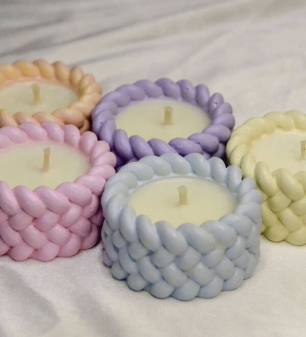 Twine Rope Candle Holder 1 By Secret Ember Twine Rope Candle Jar (Pack of 3)