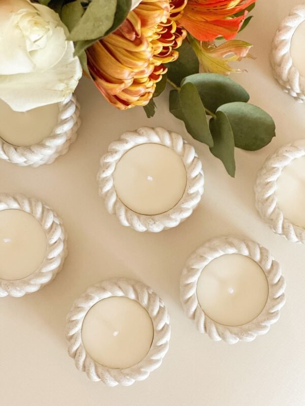 Twine Rope Candle Holder 2 By Secret Ember Twine Rope Candle Jar (Pack of 3)