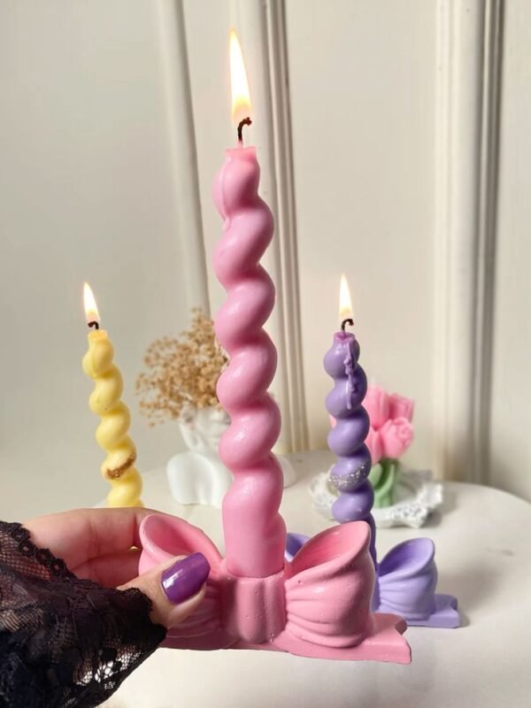 bow shaped candle holder 4 by secret ember Bow Shaped Candle Holder (Pack of 6)