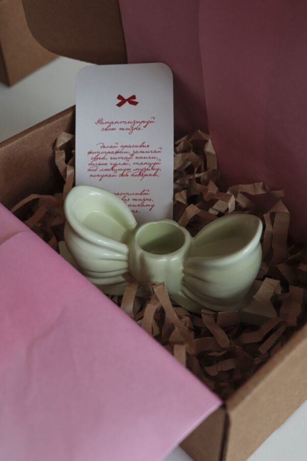 bow tie candle holder 5 by Secret Ember Bow Shaped Candle Holder (Pack of 6)