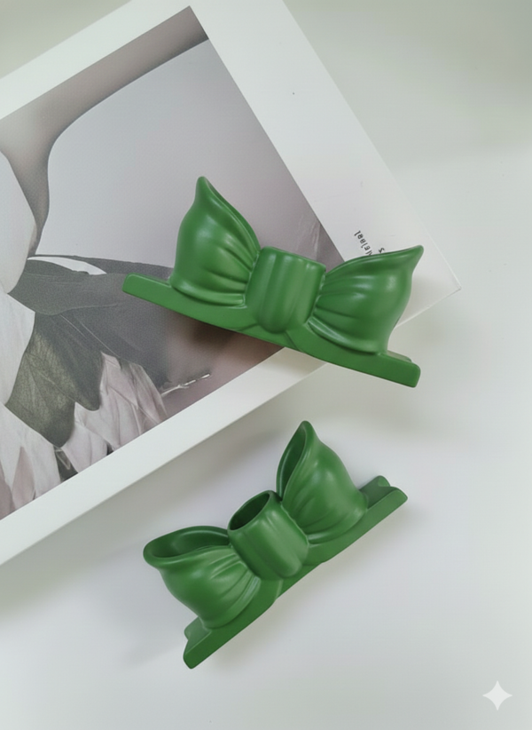 bow tie candle holder 8 by Secret Ember Bow Shaped Candle Holder (Pack of 6)