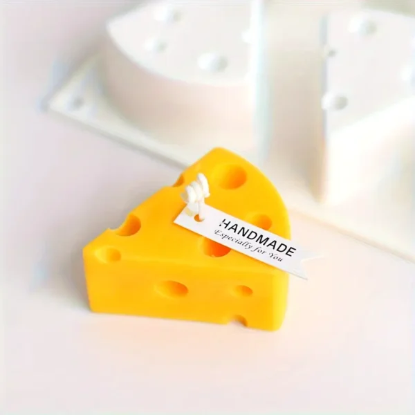 Cheese Shaped Candle (Quantity: 1)