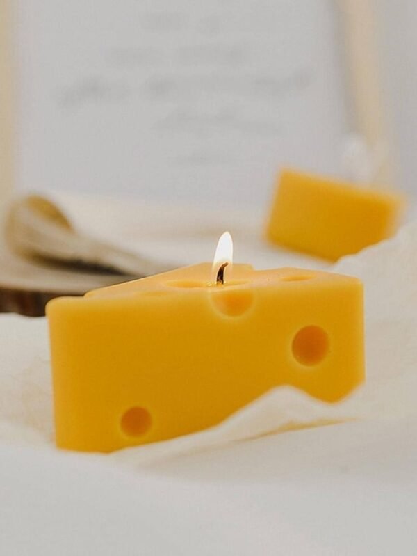 Cheese Shaped Candle (Quantity: 1)