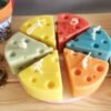 Cheese Shaped Candle (Quantity: 1)