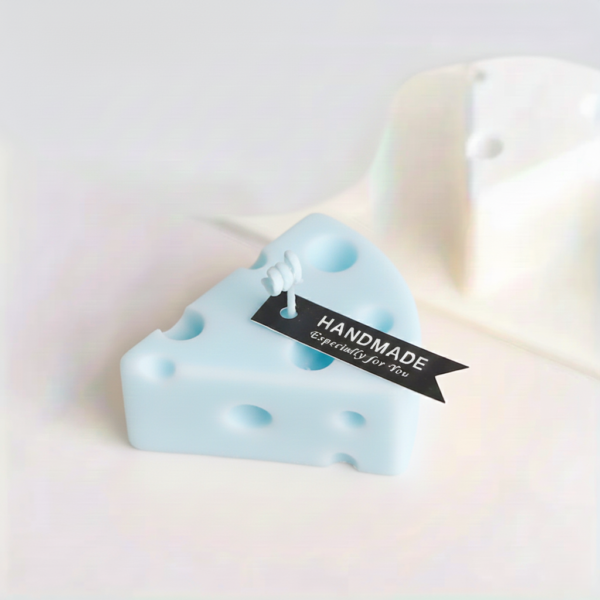 Cheese Shaped Candle (Quantity: 1)