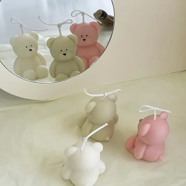 sitting bear candle 3 by secret ember Big Bear Candle (Quantity: 1)