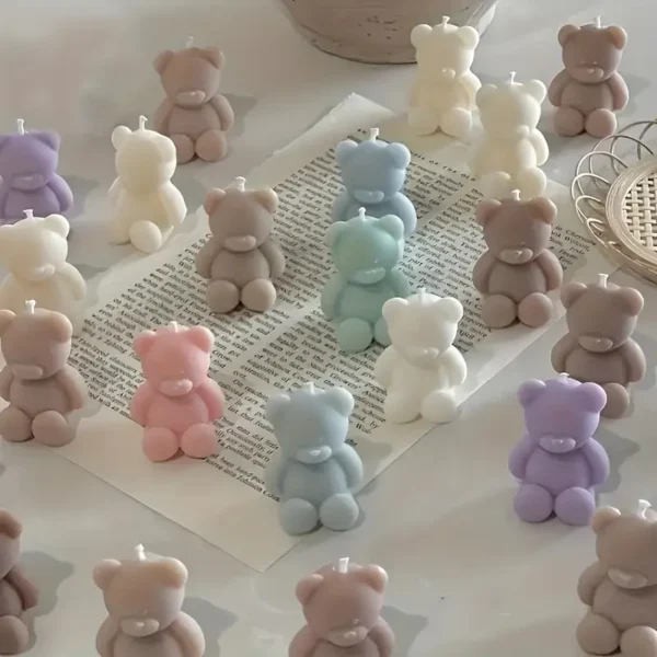 sitting bear candle 5 by secret ember Big Bear Candle (Quantity: 1)